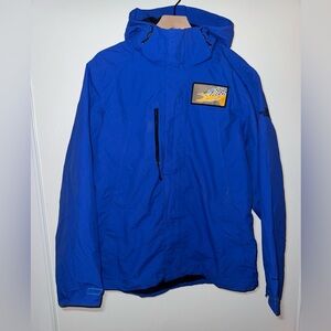 The North Face DryVent Detachable Hood Zip Up Jacket Men’s Size Large Blue Nylon